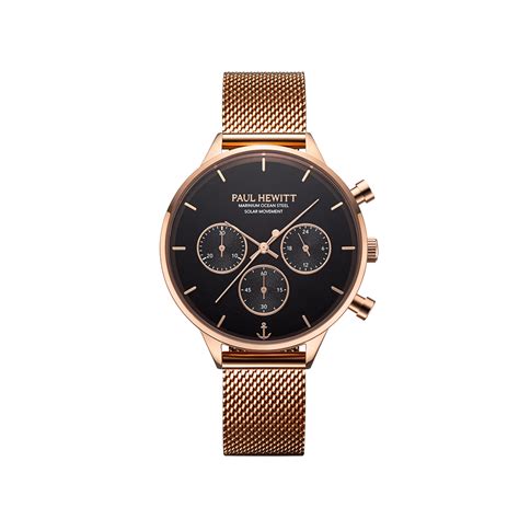 Women's Watch Oceanpulse » Rose Gold Black .